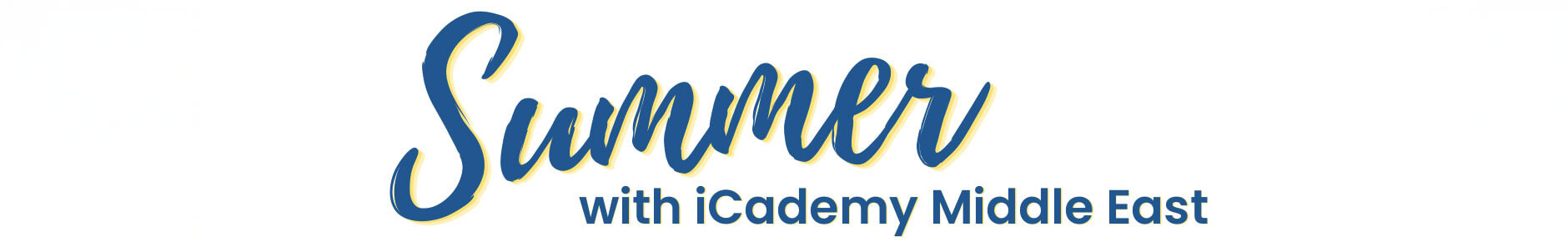 Summer with iCademy Middle East