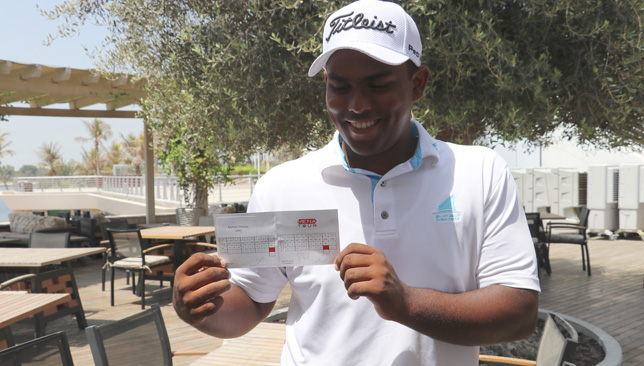 Read more about the article iCademy ME student Rayhan Thomas fires world record equalling nine birdies in a row at Dubai creek open