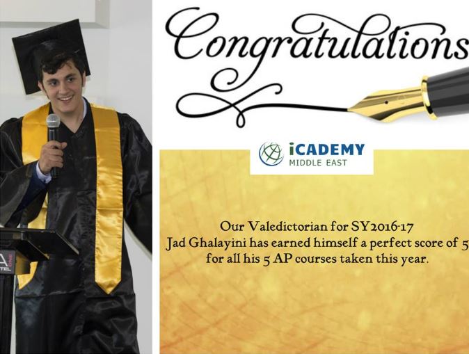 Read more about the article Congratulation Jad Ghalayini for nailing the AP scores